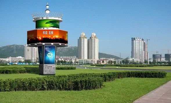 專業制作安裝施工(gōng)地标性、景觀性廣告塔牌